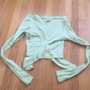 Line Green Cotton Hollister Wrap